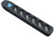 Electraline 82074 Multipresa Senza Cavo-6 Prese universali Colore, Nero