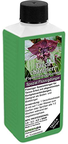 Fledermausblumen-Dünger HIGH-TECH Tacca chantrieri NPK Düngemittel für Fledermausblume, Teufelsblume, Fledermauspflanze, Dämonenblüte - Pflanzen düngen