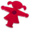AMPELMANN Häftling Magnet Ampelfrau pink 5cm