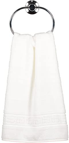 Cawö Serie Noblesse 1001 Uni FB 600 Weiss, Größe:Handtuch 50x100 cm;Farbe:600 weiß