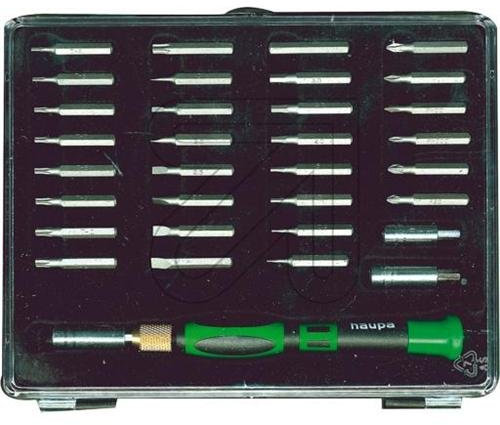 Haupa 104002 - Juego destornillador electronico 34 piezas