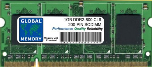 Global Memory Ram - Memoria RAM DDR2 800 MHz PC2-6400 200 PIN SODIMM per Intel Macbook 13 (2,13 GHz) (Mid 2009)
