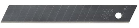Olfa 10 lames OLFA FWB-10, Acier Inoxydable, acier, 8 x 0,9 x 0,1 cm