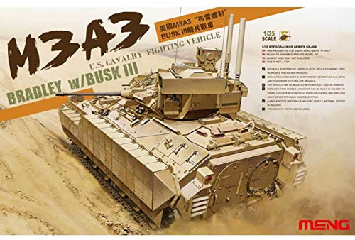 Meng 1:35 Scale US M3a3 Bradley w/Busk III Model Kit