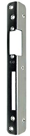 GU BKS Secury Sicherheits Haustür Schließblech 250x30x25x3mm vorgerichtet für e-öffner Links