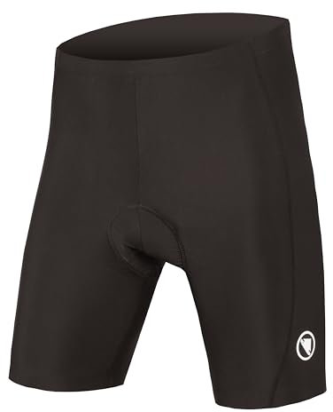 Endura 6-Panel Cycling Shorts Padded for Cycling | Lycra with Antibacterial Pad Shorts, Black, 2XL