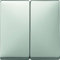 Merten 412546 Wippe für Serienschalter, Edelstahl, System Fläche