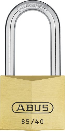 Abus 02509 Cadenas en laiton à anse longue avec clé commune 709 40 mm