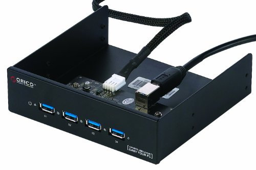 ORICO FP-H4918-U3 Hub USB 3.0 con 4 puertos internos de 5,25 