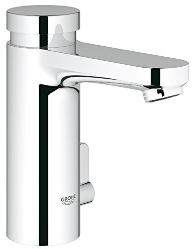 Grohe Eurosmart CS Selbstschluss-Waschtischbatterie mit Mischung 36317000, Silber