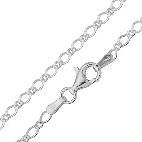 The Chain Company - Sterling Silver 28 Inch 2.3mm Thick Italian Rombo Chain Necklace (28)