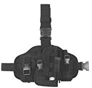 MFH MOLLE Beinholster mit Tasche Schwarz