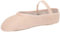 Bloch Damen Dansoft Full Sole Leder Ballett Hausschuhe Schuh Pink 6,5 X-schmal
