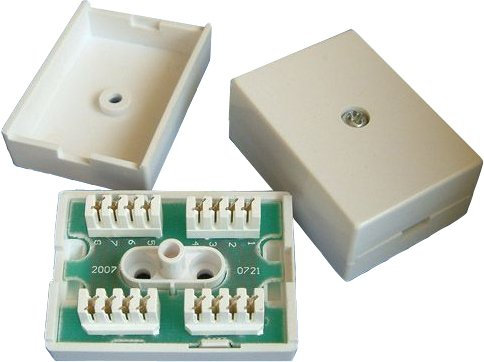 Comms2Go Terminal Block 78A Inline IDC Coupler Junction Box ADSL Extension
