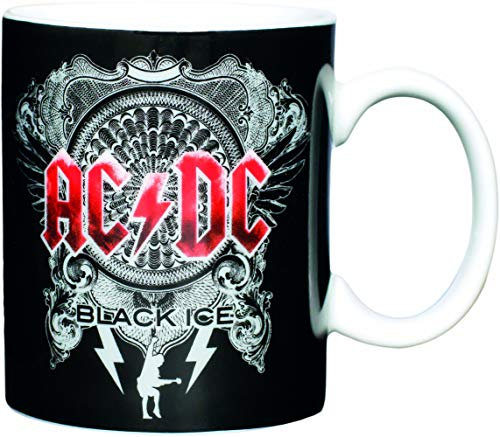 AC/DC Black Ice Unisex Cup Multicolour, Ceramics,