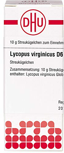DHU Lycopus virginicus D6 Streukügelchen, 10 g Globuli