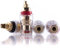 8 morsetti Hifi Lab placcati in oro 24 K, terminale, connettori a banana, presa audio, saldabili, 4 mm, oro, 8 pezzi