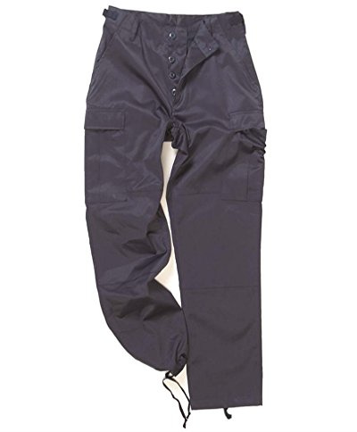 Mil-Tec US Feldhose Typ BDU • Taktische Herren Cargohose mit 6 Taschen & Knieverstärkung • Robuste Einsatzhose aus Baumwolle & Polyester • Verstellbare Bundweite & Beinabschluss mit Zugband