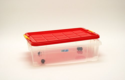 Unterbettbox mit Rollen 60 x 40 x 18 cm