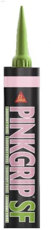 Sika Pinkgrip Solvent Free Grab Adhesive – Overpaintable – Ideal for Interior Use – Pink – 380ml