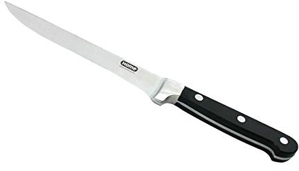 Home Professional Cuchillo para Bistec, Acero INOX, Negro, 12 cm