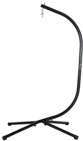 FDW Hammock Chair Stand, Outdoor Solid Steel Heavy Duty Construction for Hanging Hammock, Hanging Stand Max Load 400 LBS Air Porch Swing - 360 Degree Rotation