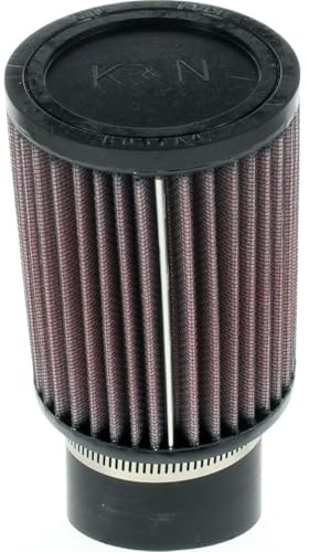 K&N Universal Clamp-On Air Filter: High Performance, Premium, Washable, Replacement Engine Filter: Flange Diameter: 2.4375 In, Filter Height: 5 In, Flange Length: 2 In, Shape: Round, RU-1760
