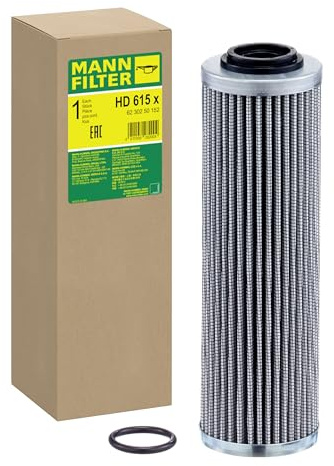 MANN-FILTER, HD 615 x Hydraulics | For Off-Highway, Hydraulic Fluid Purity, Highest Filtration Performance, Hydraulic Engine Protection, True OE Engineering