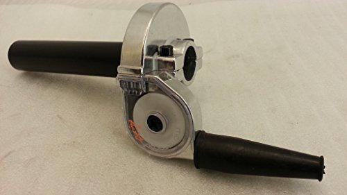 Kurzhubgasgriff RACING inkl. Lenkergriffe universal Chrom