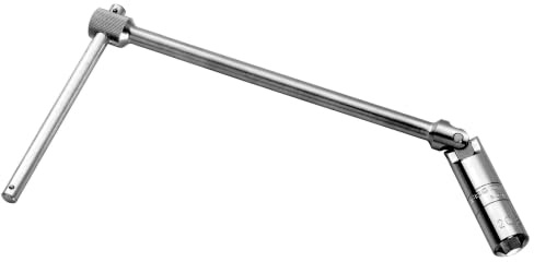Facom B.J21R1B 3/8 in Steckschlüssel Klappbar Chrom Vanadium Stahl Schließer (NO), Länge 270mm