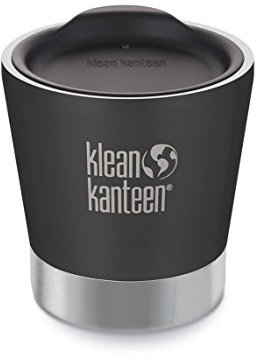 Klean Kanteen Uni Edelstahlbecher 237 ml Tumbler Vakuumisolierter Trinkbecher Tumblers 237ml in schwarz matt, 1 Stück (1er Pack)