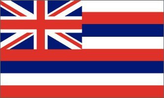 Flaggenking Hawaii Fahne, Mehrfarbig, 150 x 90 cm