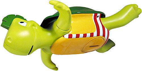 TOMY Toomies Swim & Sing Turtle Baby Bath Toy, Interactive Educational Toy with Music and Sounds, Water Play Toys For Boys & Girls 1,2, 3+ Year Olds