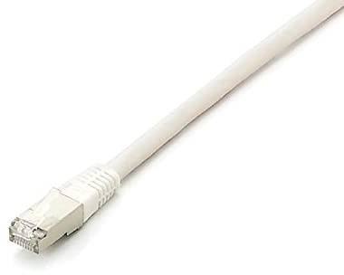 Equip Patchkabel RJ45 S/FTP Cat6A 15.00m Weiss (SSTP) PIMF HF Polybeutel