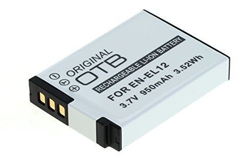 OTB Akku für Nikon EN-EL12 Li-Ion Schwarz