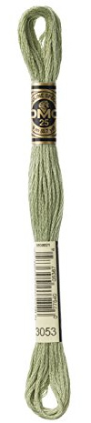 DMG Plaid Cotton Thread, Variegated for Stitching, 8 Metres Coloris / 3053