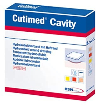 Cutimed Cavity Schaumverband 15x15 cm Nicht Haftend, 5 St