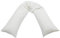 Bezug für Seitenschläferkissen/Stillkissen 200 x 35 cm (Frottee Weiss)