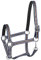 PFIFF 101517 Kunststoffhalfter, Weidehalfter Stallhalfter, Braun-Hellblau-Blau, Cob