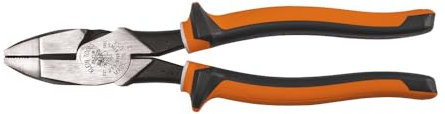 Klein Tools 2139NEEINS Slim Handle Insulated Side Cutter Pliers, Streamline New England Nose with Knurled Jaws, 9-Inch