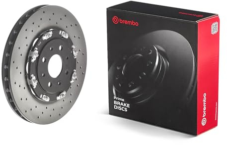 Brembo 09.B085.13 Floating two piece UV Coated Pillar Vented drilled Brake Rotor ABARTH OE# 51885455