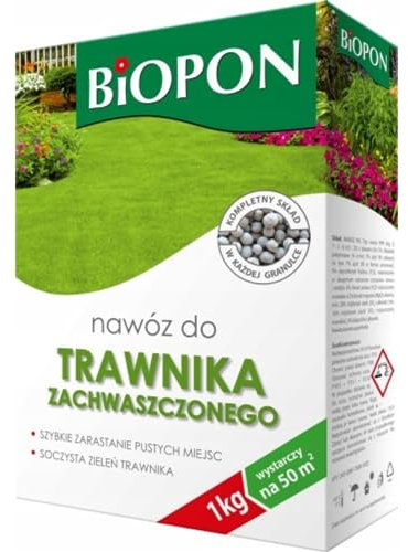 Biopon BIOPON_1131 - Abono para céspedes con hierbas malas Biopon