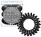 invisibobble Original Haargummi True Black I 3x Spirale Haargummis schwarz für Mädchen, Damen & Herren I starker Halt & haarschonend I das Original, designed im Herzen Münchens
