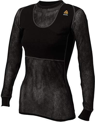 Aclima WoolNet Rundhalsshirt Damen schwarz