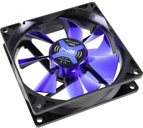 Noiseblocker XE2 - Ventilateur PC 92mm avec Ailes Silencieuses - Le Volume Maximum est Seulement 21dB (A) et Le Débit d'air de 65 m³/h