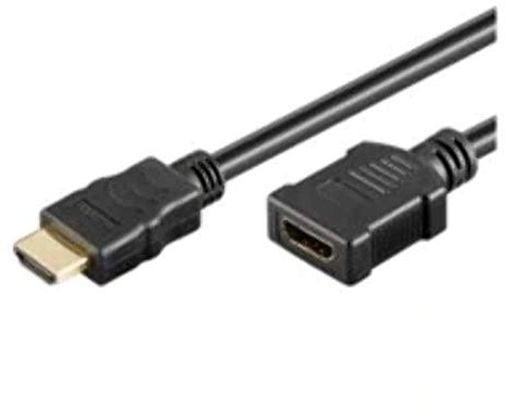 Microconnect HDMI M/F - 3m - HDMI cables (HDMI, HDMI, Male/Female, Gol