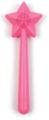 Gift Republic - Zauberstab Puderzucker Streuer | Feines Sieb | Puderzuckerstreuer Rosa zum Backen | Staubzuckerstreuer aus Kunststoff | Icing Sugar Wand | Geschenk für Weihnachten, Geburtstag, Party