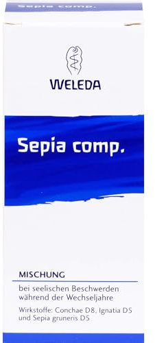 WELEDA Sepia comp. Mischung ei seelischen Beschwerden während der Wechseljahre, 50 ml Mischung