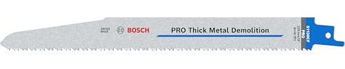 Bosch Accessories lame de scie sabre pour le métal S 1130 CF BIM Endurance for Heavy Metal 5 pièces 2608657528 Gris