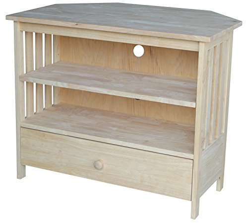 Internacional Conceptos tv-27 misión Soporte para televisor de Esquina, sin terminar